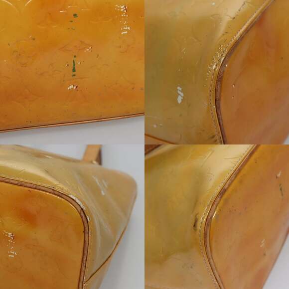 LOUIS VUITTON Monogram Vernis Houston Hand Bag Gris M91053 - Picture 10 of 13